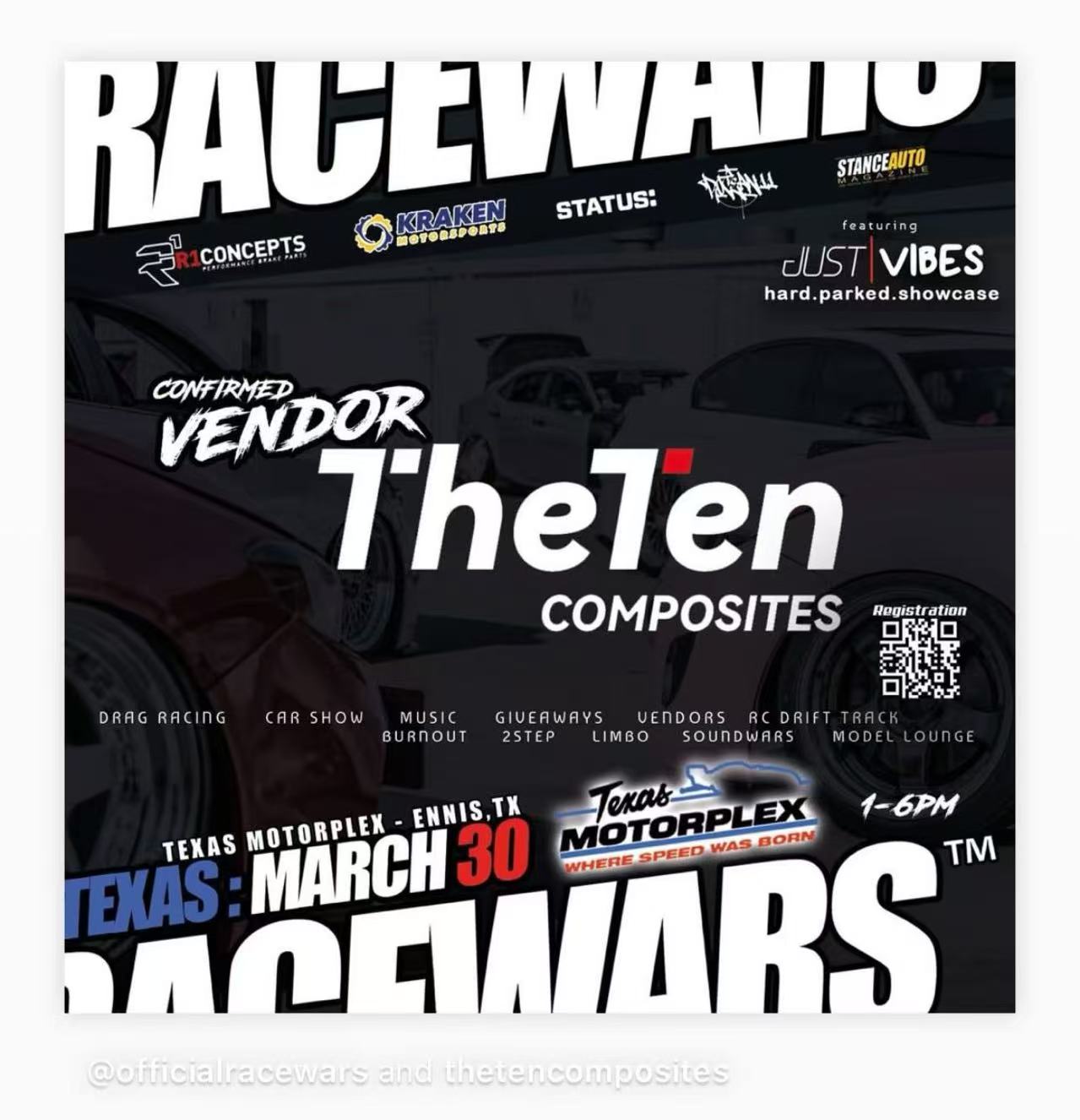 RaceWars Texas: TheTen Composites Exhibition Announcement!