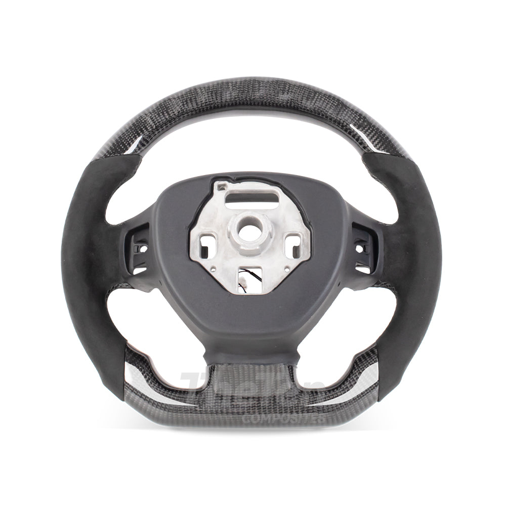 THETEN Corvette C7 2014–2019 Carbon Fiber LED Steering Wheel – Alcantara