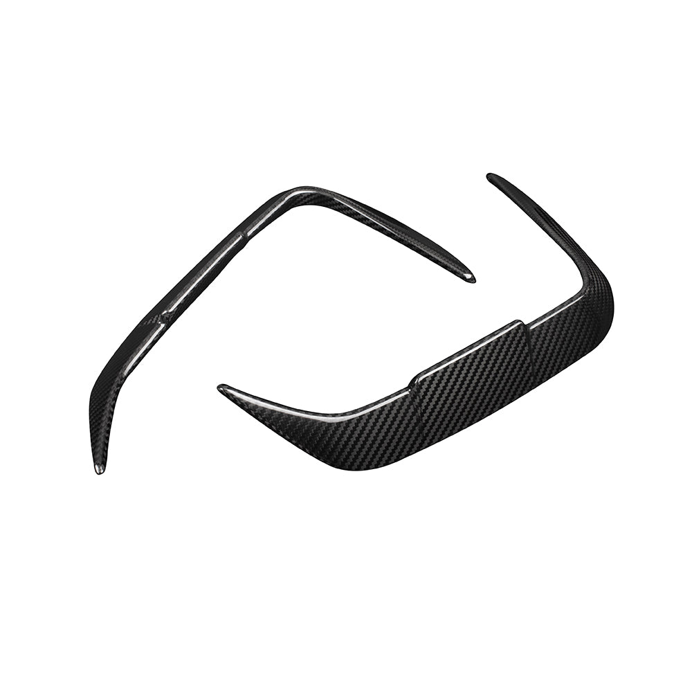 SOOQOO SQ Style Carbon Fiber Rear Vent Trim for BMW iX3 G08 BEV (2020+)