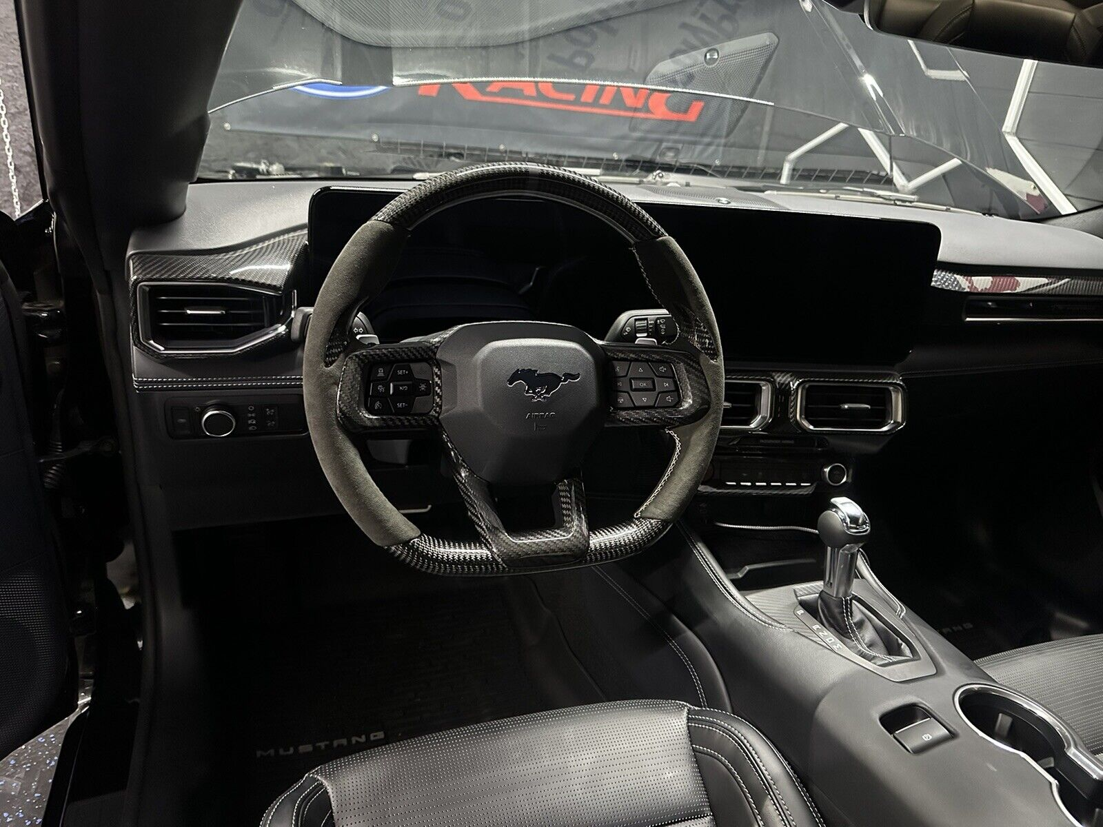 THETEN 2024 MUSTANG CARBON FIBER DECAL INTERIOR KIT (14 PIECES)