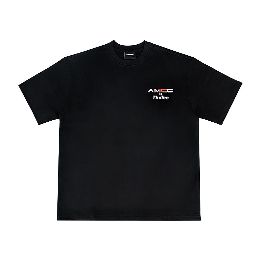 THETEN×AMCC LOGO T-SHIRT - "YOUR STRENGTH AND EFFORT WILL ENDURE FOREVER"(BLACK)
