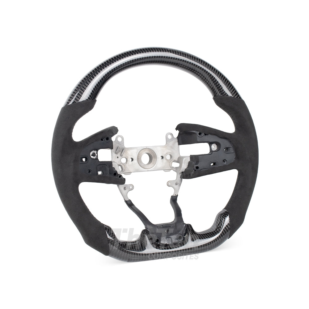 THETEN 2016-2021 HONDA CIVIC ALCANTARA CARBON FIBER STEERING WHEEL