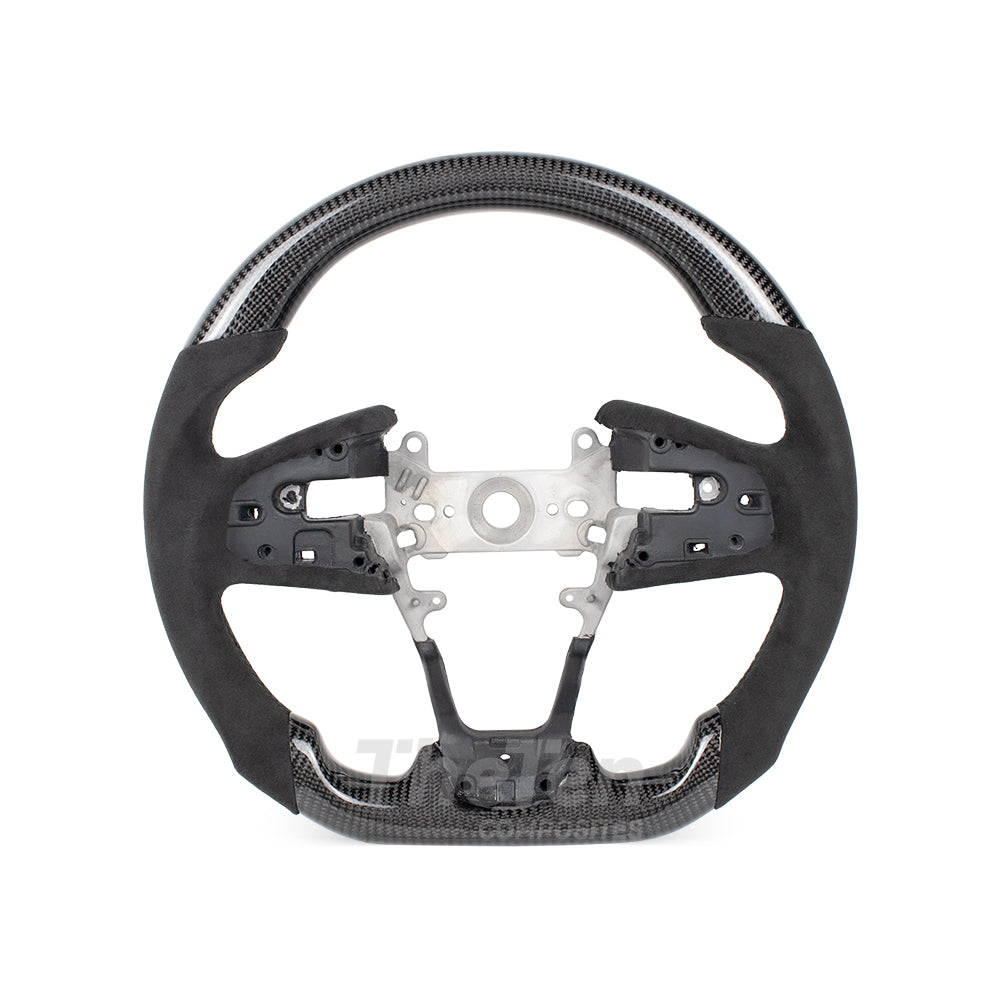 THETEN 2016-2021 HONDA CIVIC ALCANTARA CARBON FIBER STEERING WHEEL