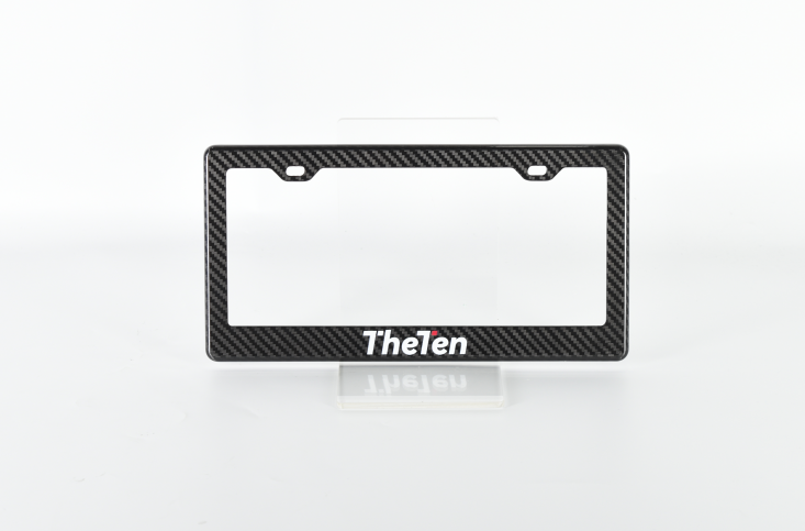 THETEN PREMIUM CARBON FIBER LICENSE PLATE FRAME