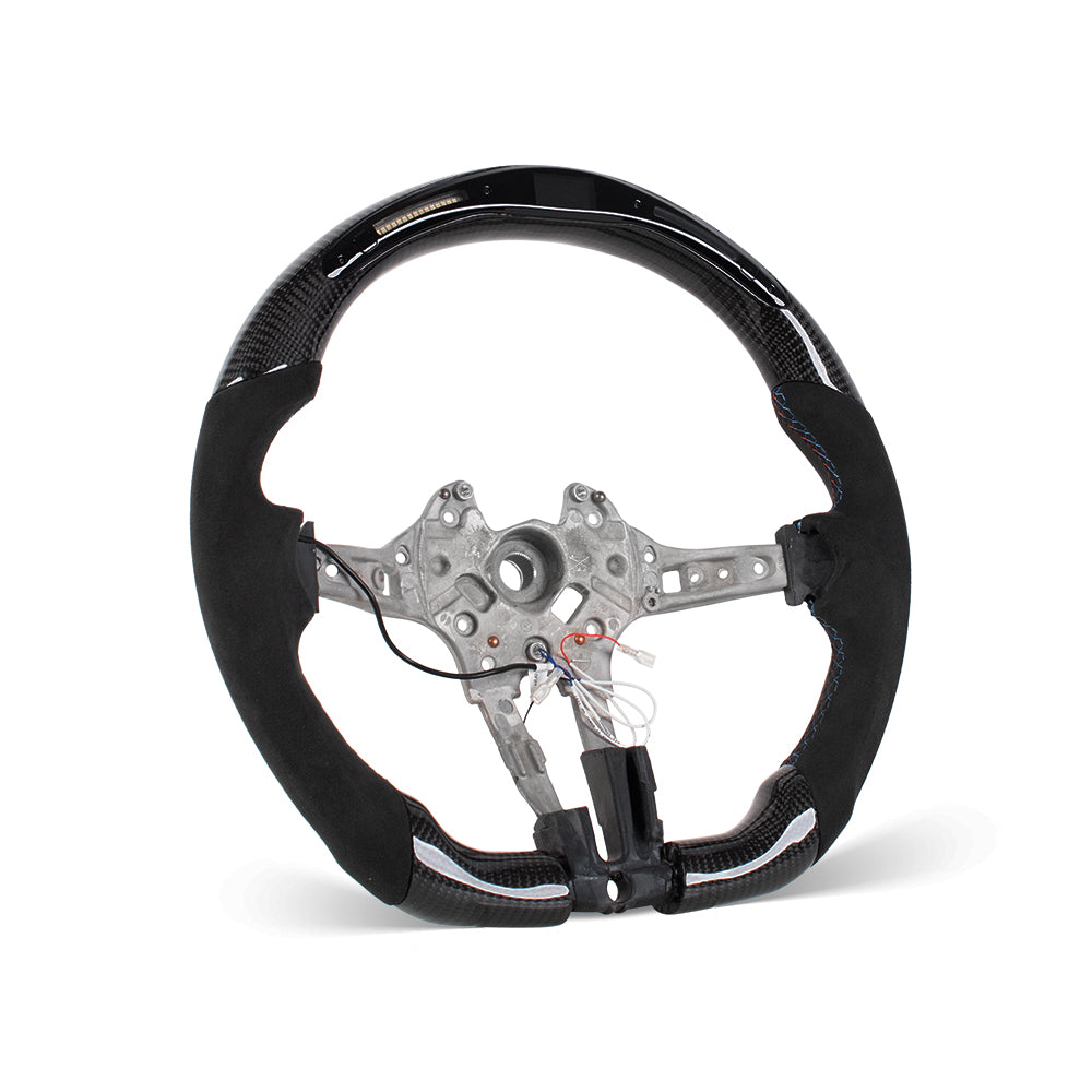 THETEN BMW F Series Alcantara Steering Wheel With LED Race Display