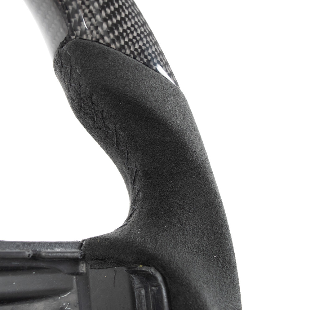 THETEN 2021-2024 FORD F150 Raptor III IN GLOSS CARBON FIBER STEERING WHEEL & ALCANTARA GRIP