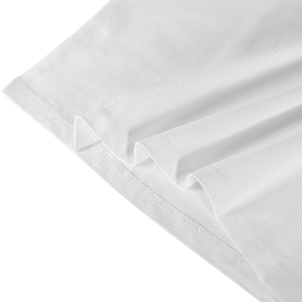 THETEN×AMCC LOGO T-SHIRT - SHANGHAI 121.4737°E",31.2304"N" (WHITE)