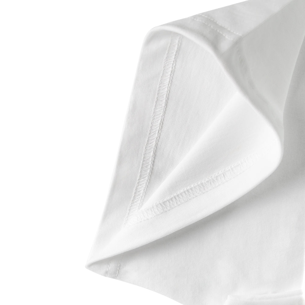 THETEN×AMCC LOGO T-SHIRT - SHANGHAI 121.4737°E",31.2304"N" (WHITE)