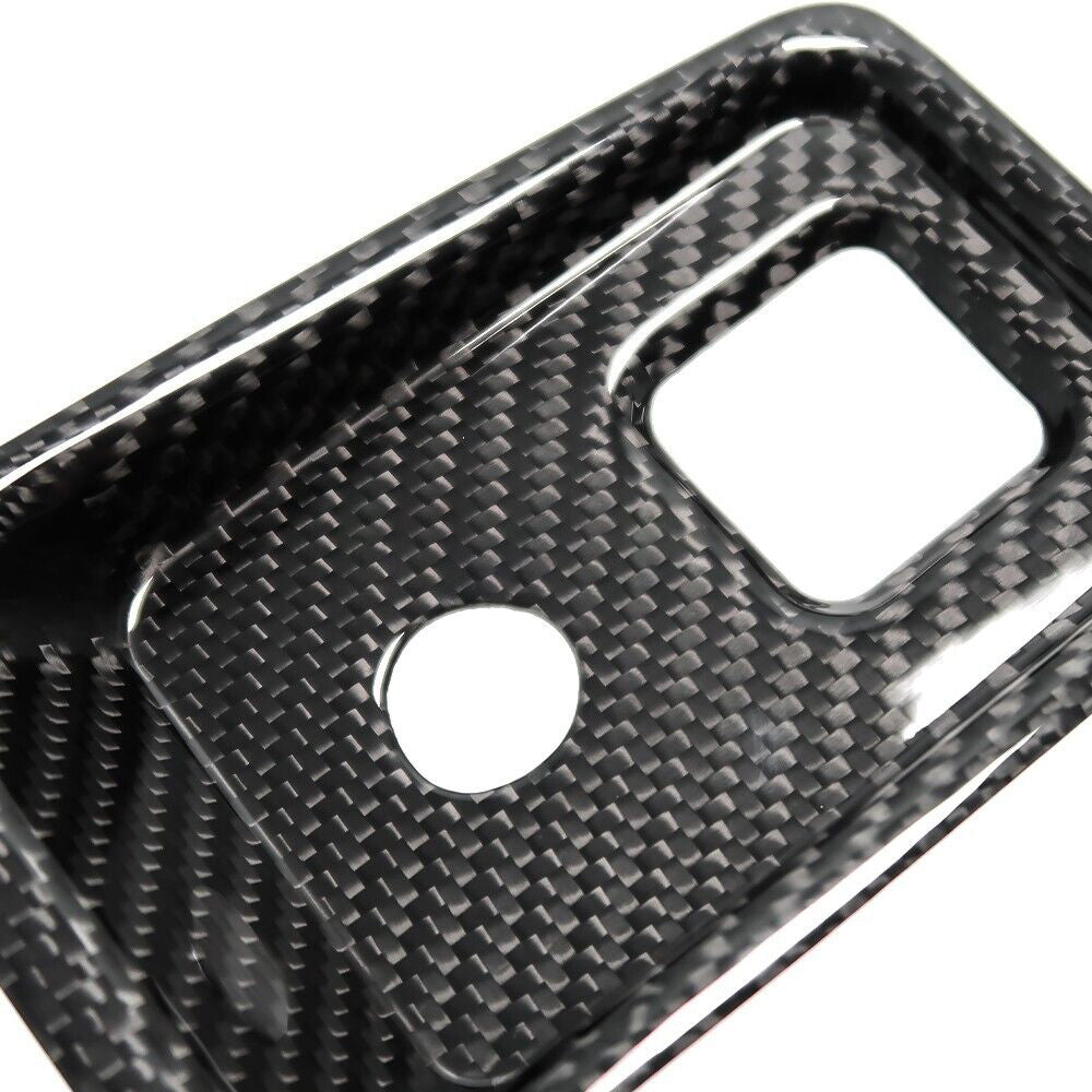 THETEN CORVETTE C8 CARBON FIBER PARKING BRAKE PANEL COVER