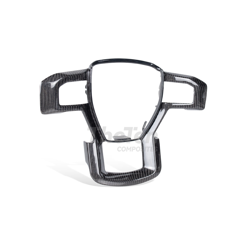 THETEN FORD 2015 F150 RAPTOR GEN 2 REPLACEMENT REAL CARBON FIBER STEERING WHEEL TRIM COVER