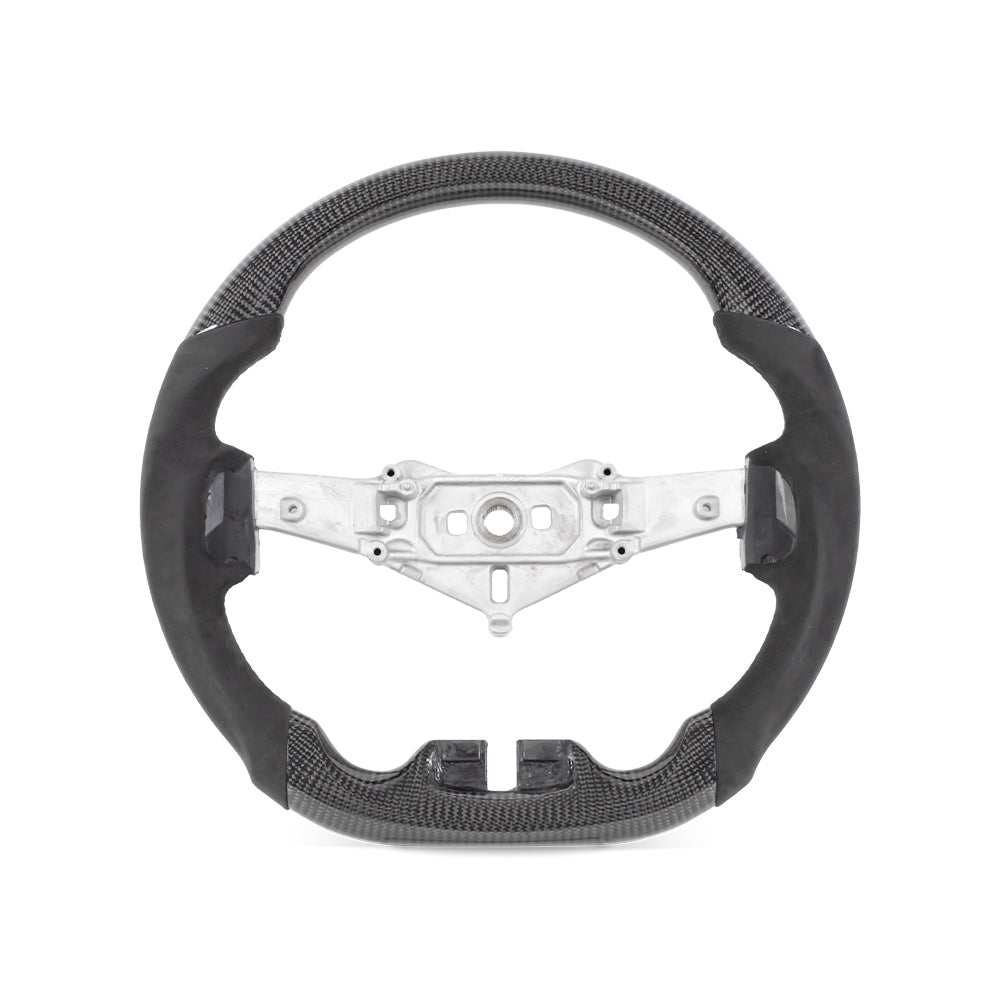 THETEN 2006-2018 Jeep Wrangler JK Steering Wheel In Gloss Carbon Fiber & Alcantara Grip