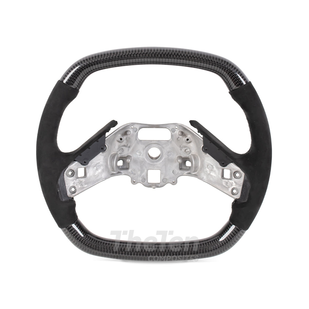 THETEN 2020+ CORVETTE C8 CARBON FIBER STEERING WHEEL & ALCANTARA