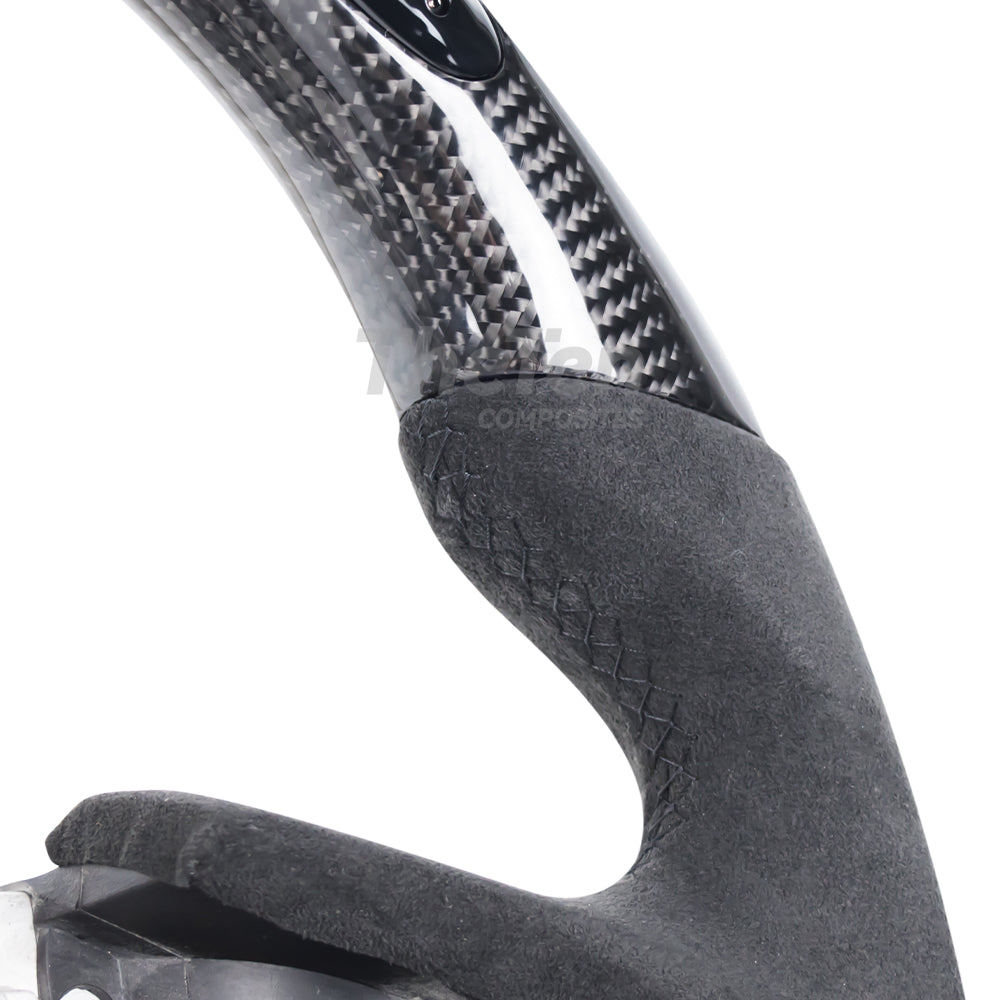 THETEN INFINITI Q50 CARBON FIBER ALCANTARA STEERING WHEEL WITH LED RACING STRIPE