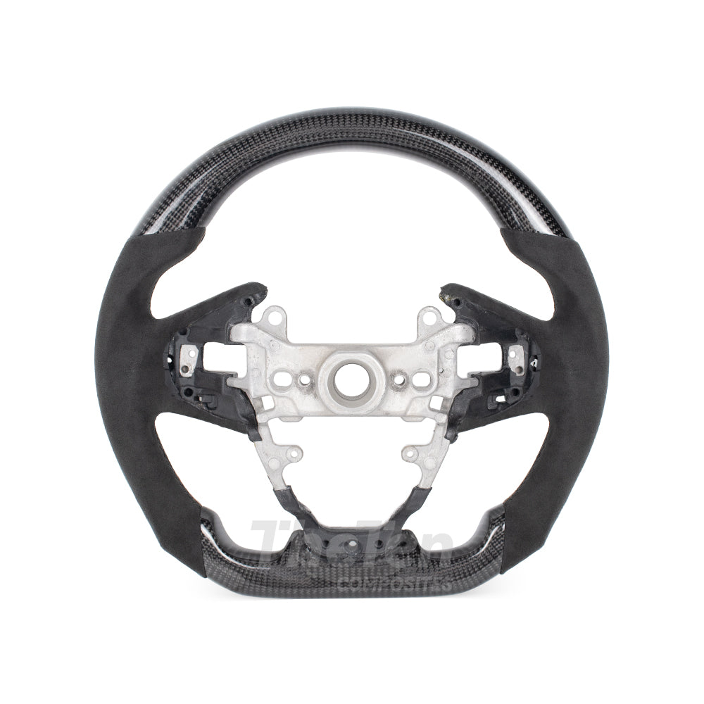 THETEN 2016-2021 HONDA CIVIC ALCANTARA CARBON FIBER STEERING WHEEL