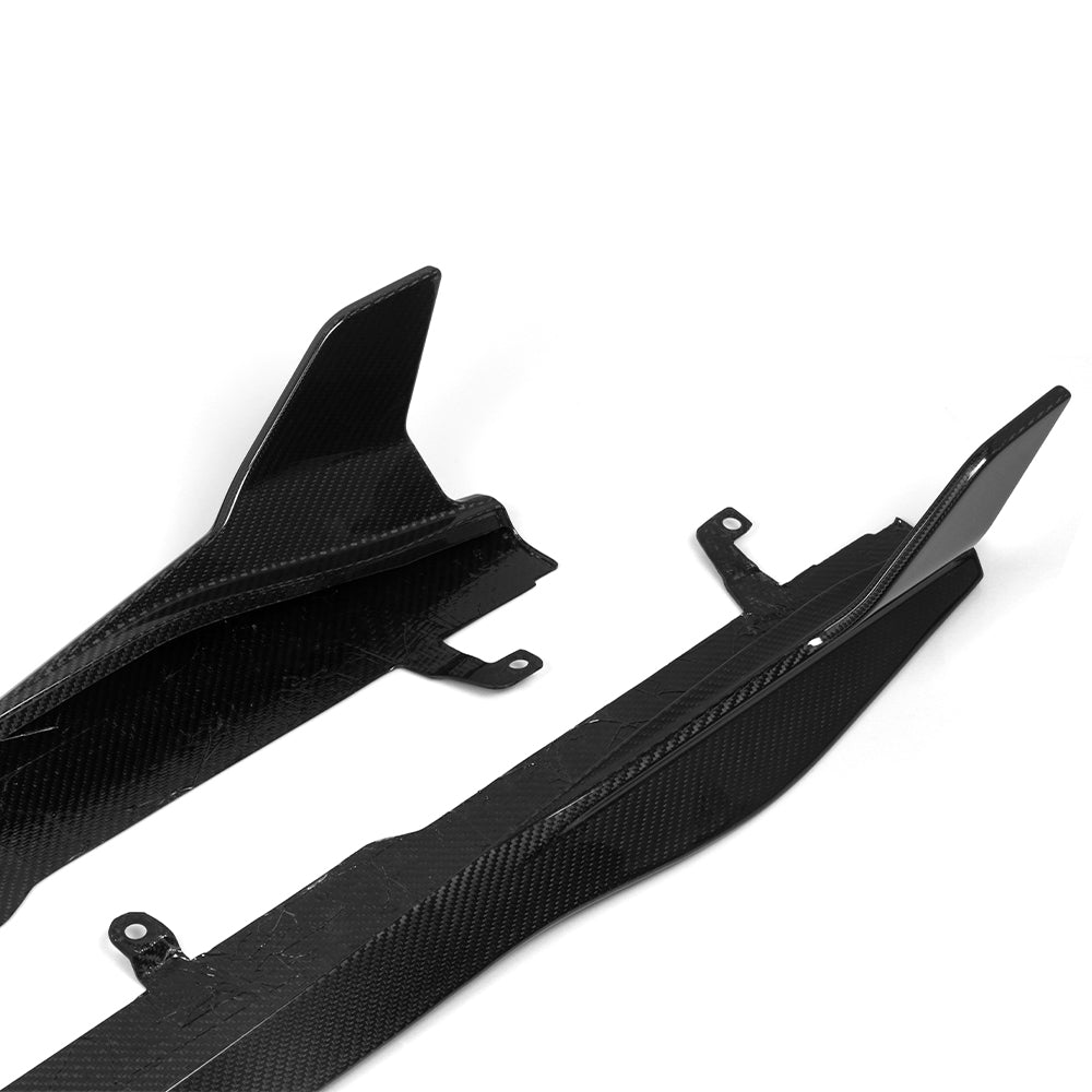 SOOQOO BMW 8 Series G16 SQ Style Carbon Fiber Side Skirt