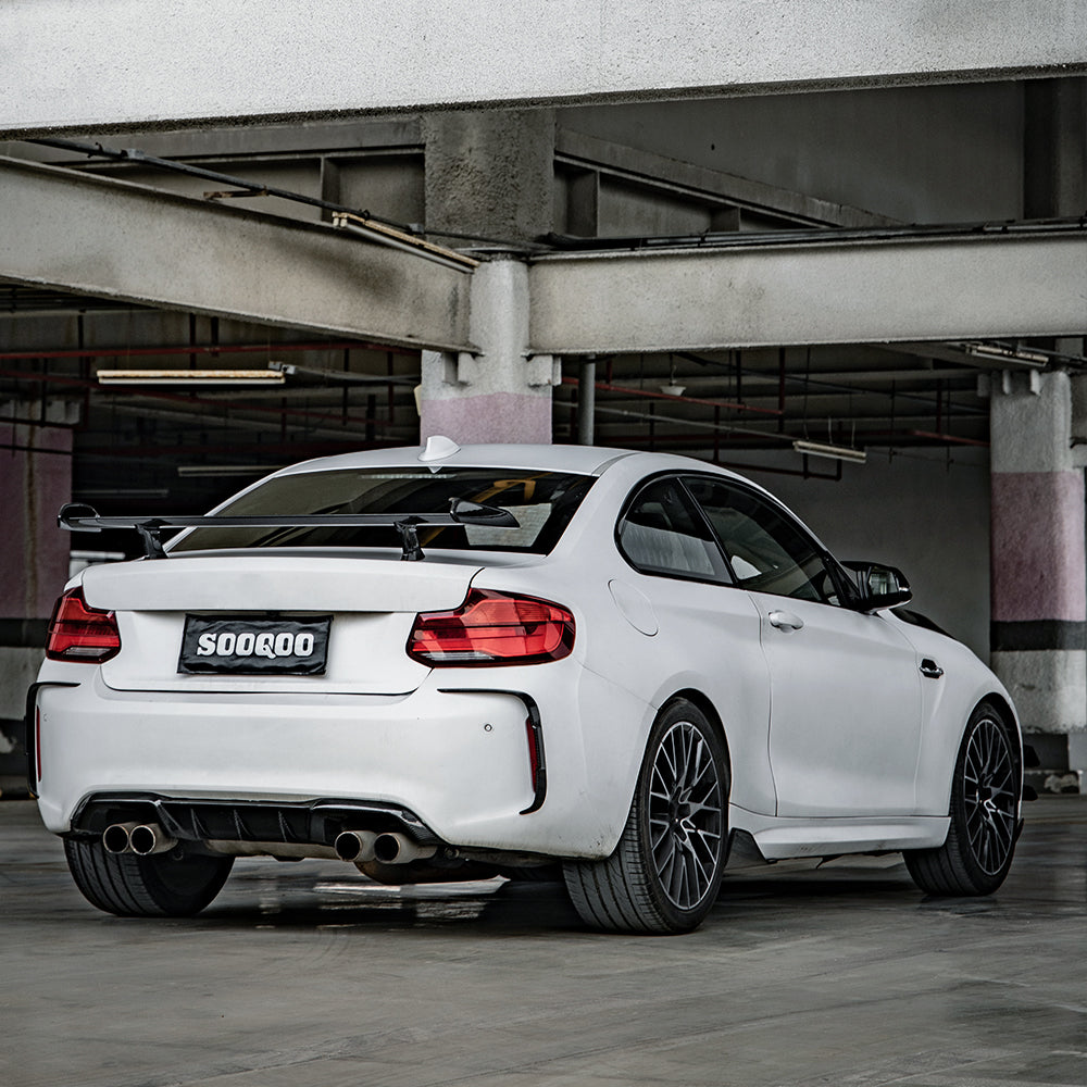 SOOQOO BMW M2 F87 SQ Style Carbon Fiber Rear Side Vent Trim