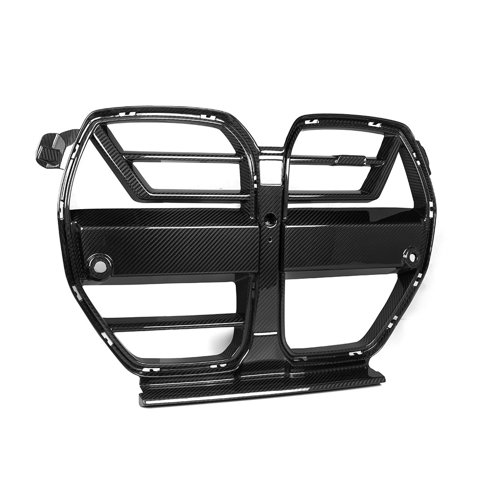SOOQOO BMW M3 G80 M4 G82 SQ-A Style Carbon Fiber Grill With ACC Sensor