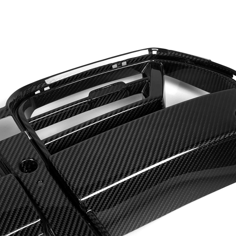 SOOQOO BMW M3 G80 M4 G82 SQ-A Style Carbon Fiber Grill With ACC Sensor