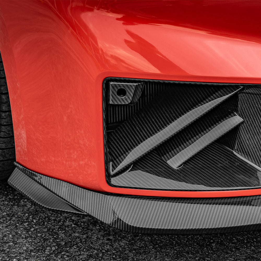 SOOQOO BMW M2 G87 SQ-B Style Carbon Fiber Front Lip