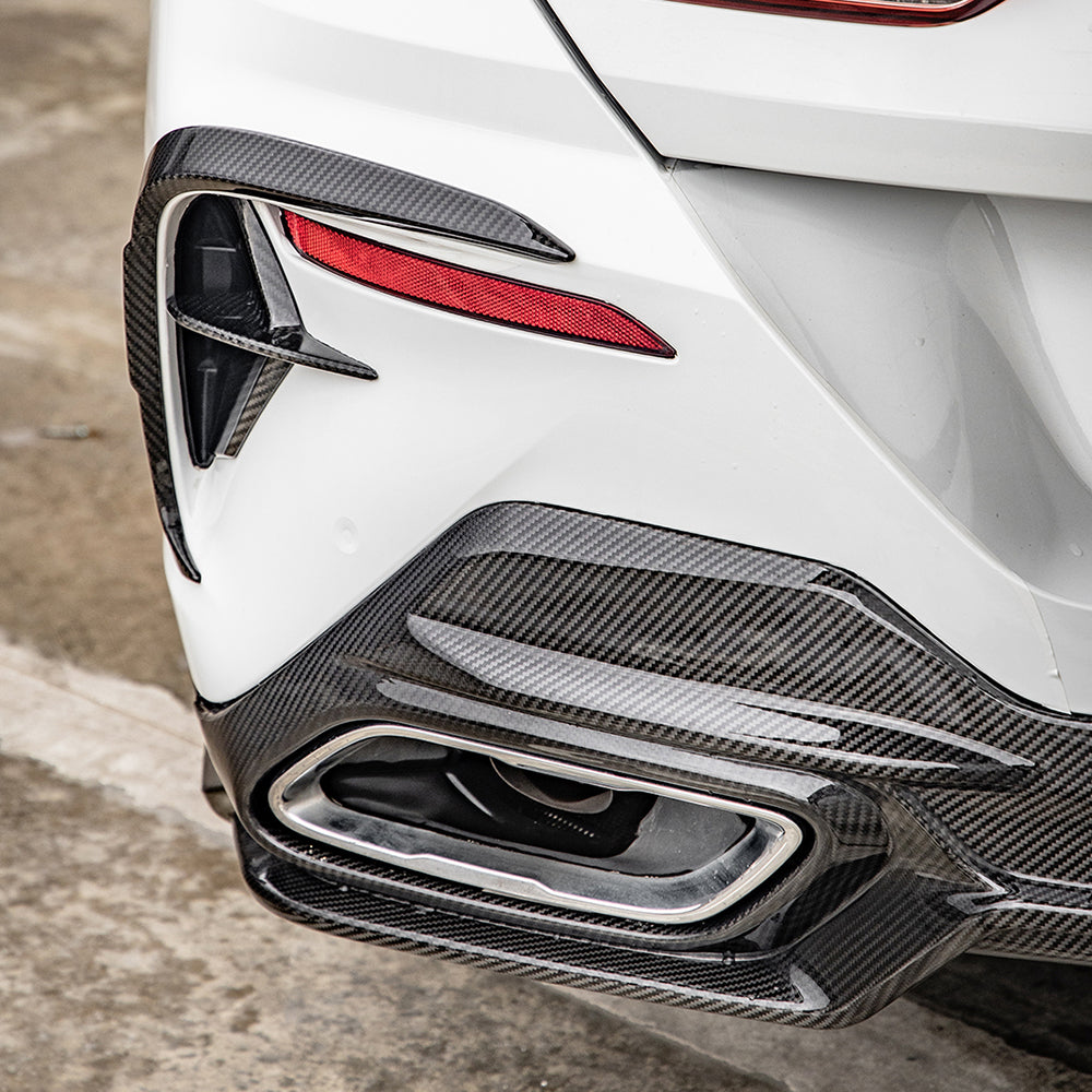 SOOQOO Carbon Fiber Rear Diffuser for BMW 8 Series G16 (2019–2023) – SQ Style