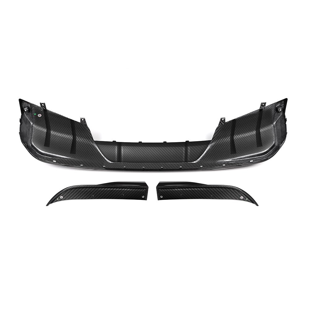 SOOQOO BMW i4 G26 BEV SQ Style Carbon Fiber Diffuser