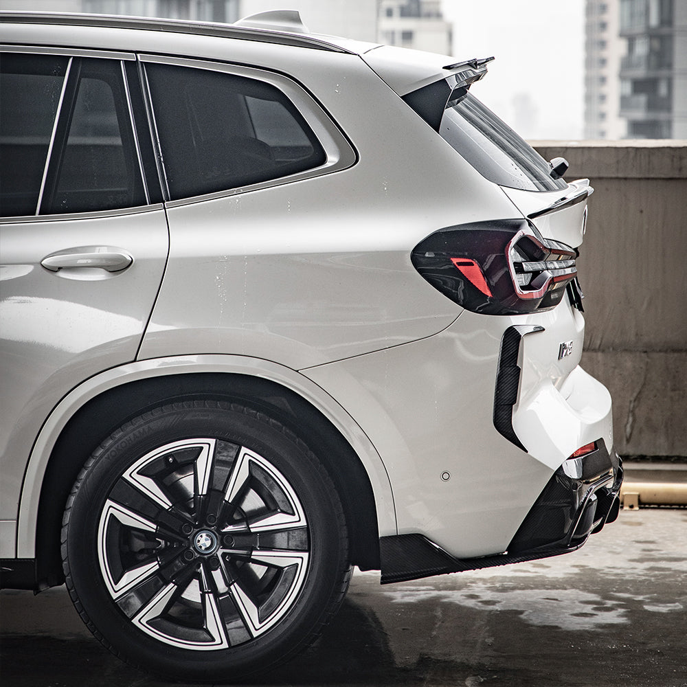 SOOQOO BMW iX3 G08 BEV SQ Style Carbon Fiber Diffuser