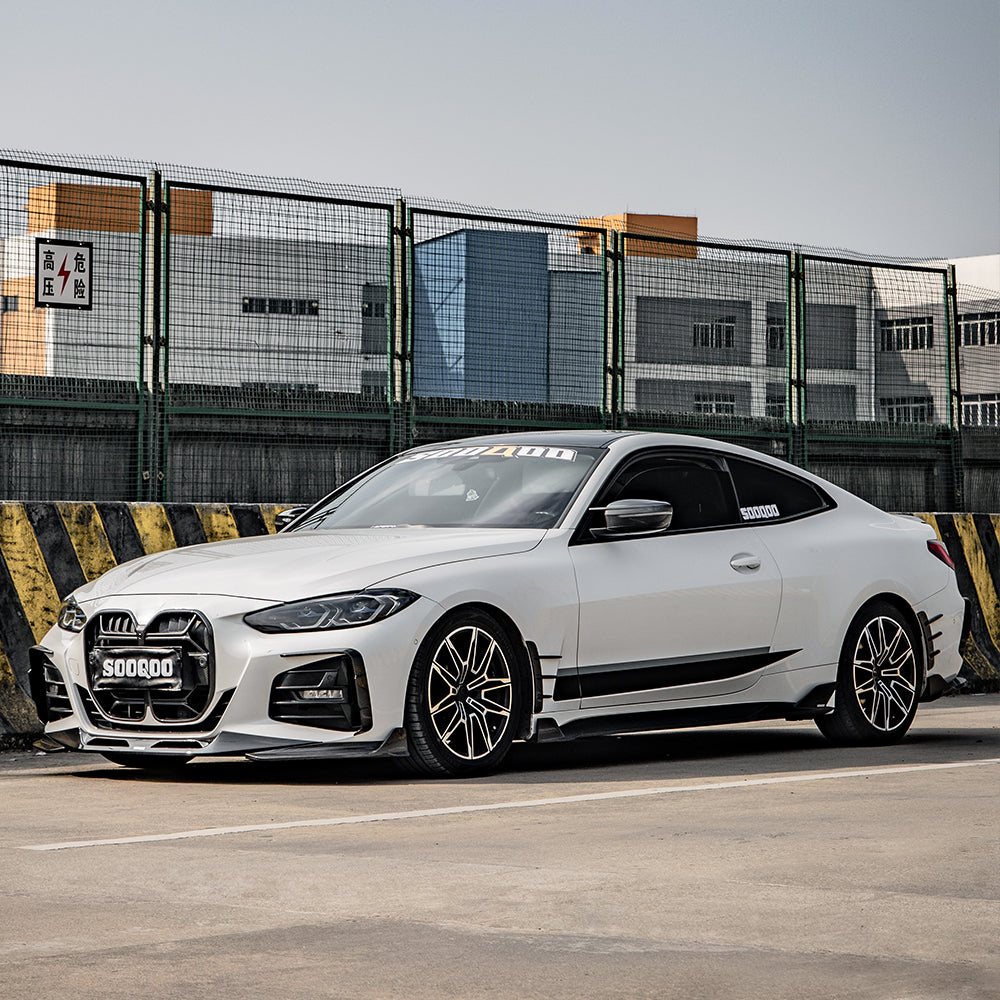 SOOQOO BMW 4 Series G22 SQ Style Carbon Fiber Front Lip