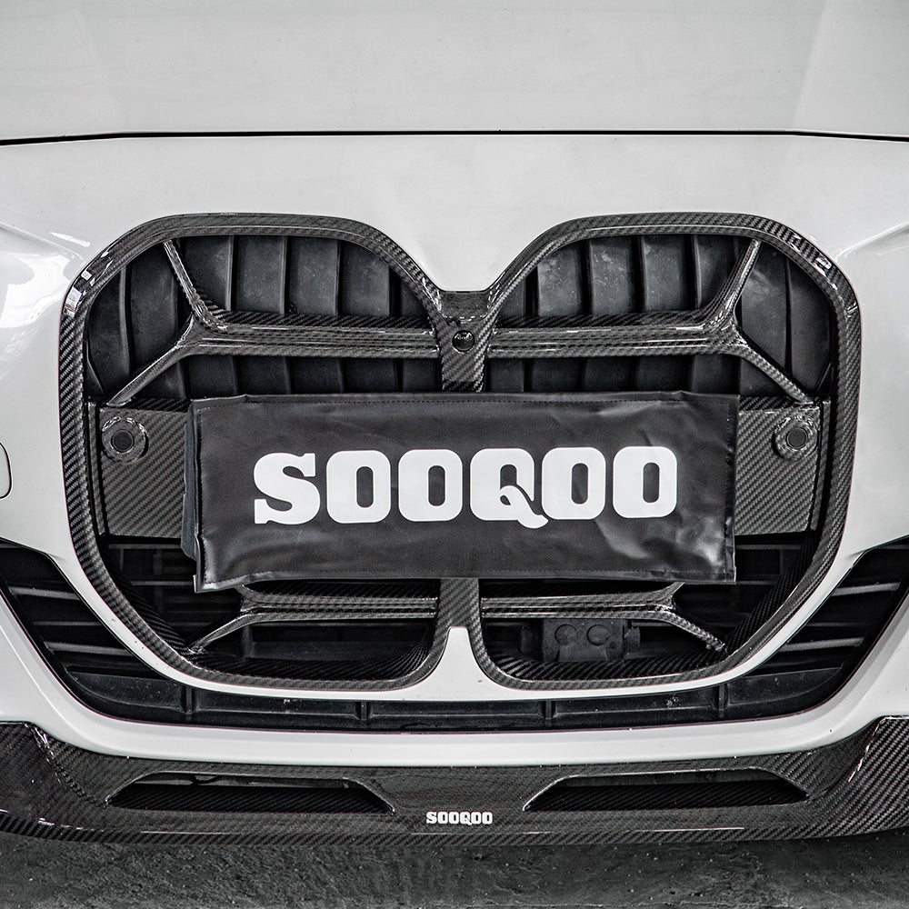 SOOQOO BMW 4 Series G22 SQ Style Carbon Fiber Front Lip