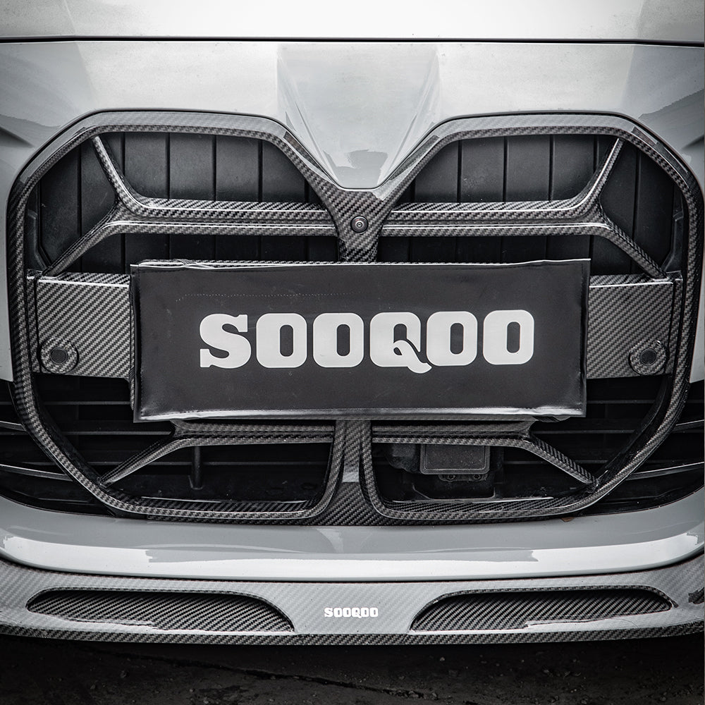 SOOQOO BMW 4 Series G26 SQ Style Carbon Fiber Front Lip