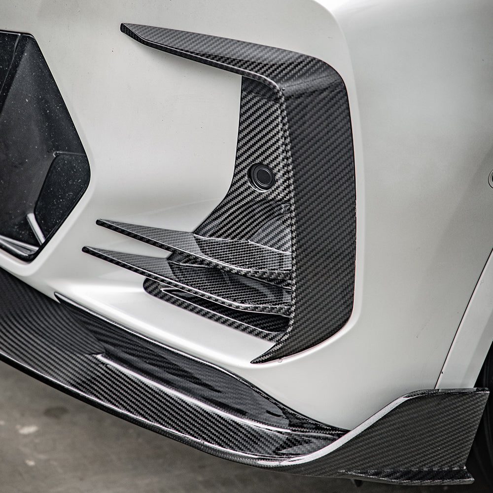 SOOQOO BMW iX3 G08 BEV SQ Style Carbon Fiber Front Lip