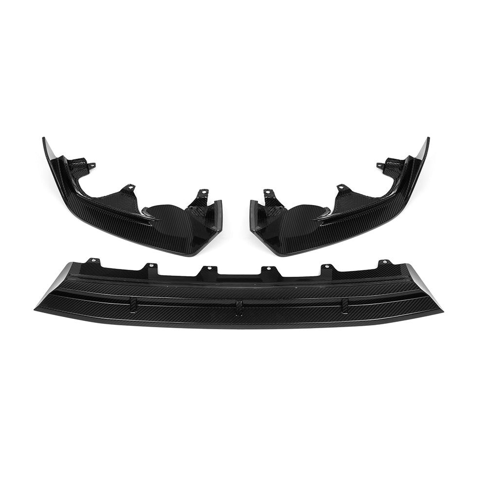 SOOQOO BMW iX3 G08 BEV SQ Style Carbon Fiber Front Lip