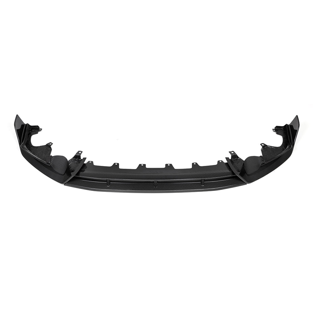 SOOQOO BMW iX3 G08 BEV SQ Style Carbon Fiber Front Lip