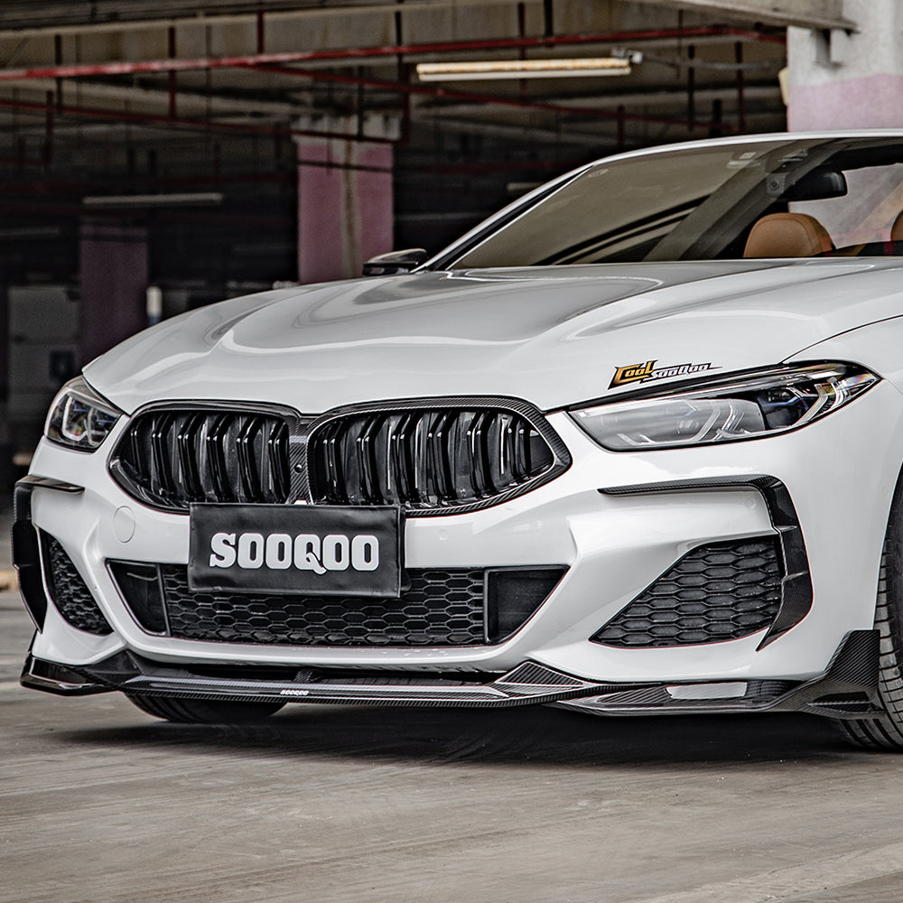 SOOQOO BMW 8 Series G14 G15 G16 SQ Carbon Fiber Front Vent Trim