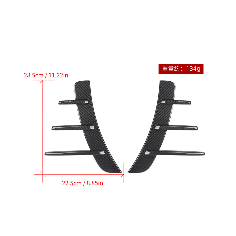 SOOQOO BMW 4 Series G22 SQ Style Carbon Fiber Front Wheel Arch Trim