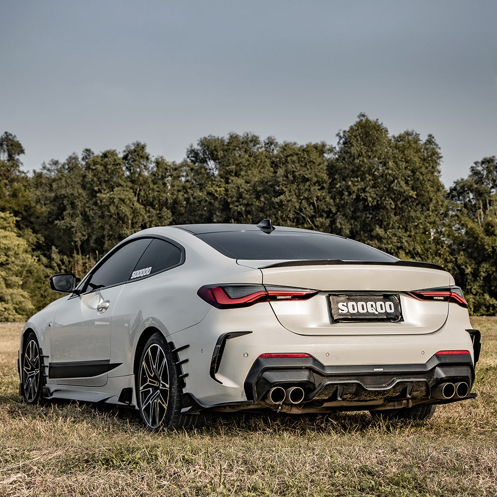 SOOQOO BMW 4 Series G22 SQ Style Carbon Fiber Rear Vent Trim
