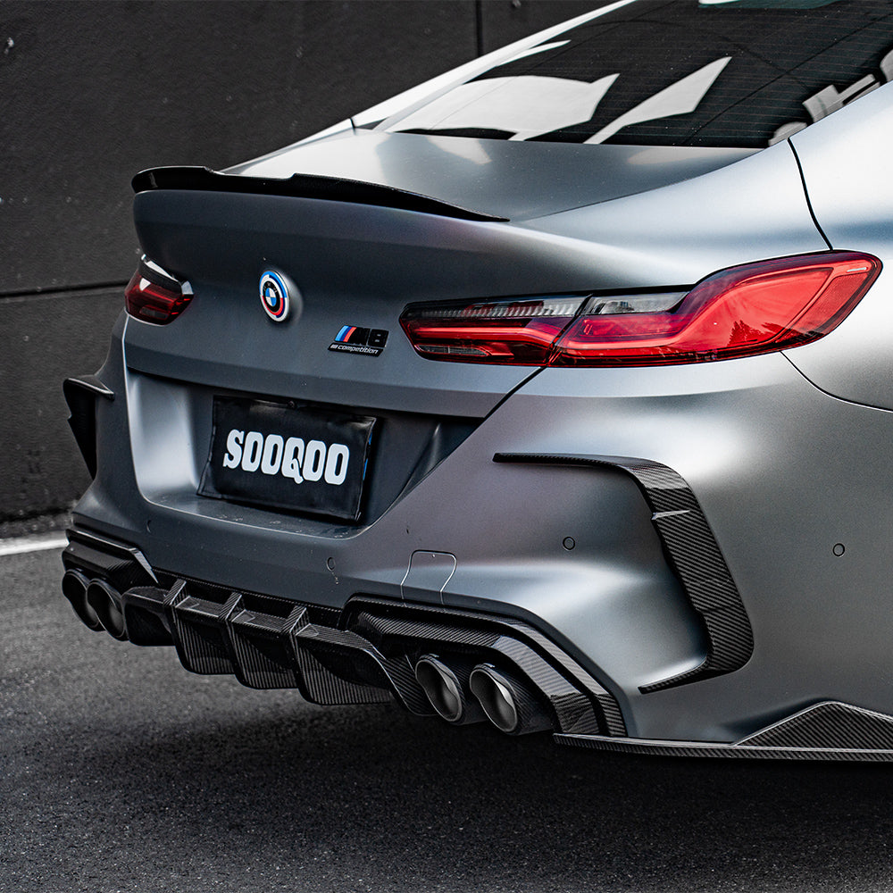 SOOQOO BMW M8 F91 SQ Style Carbon Fiber Rear Vent Trim
