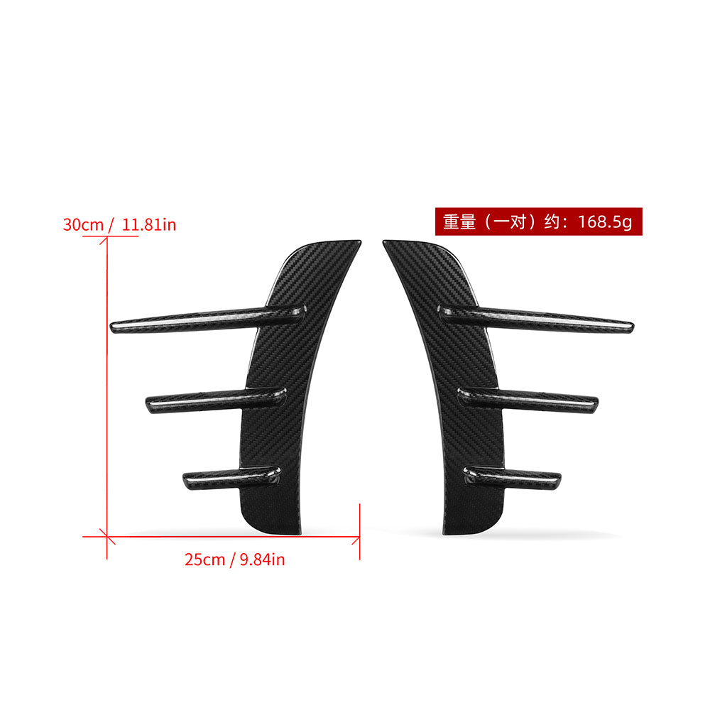 SOOQOO BMW 4 Series G22 SQ Style Carbon Fiber Rear Wheel Arch Trim