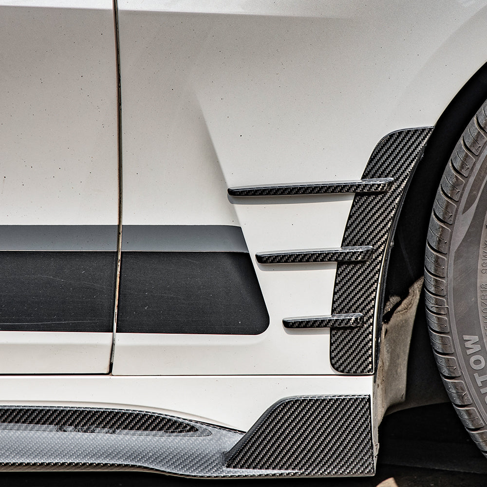 SOOQOO BMW 4 Series G22 SQ Style Carbon Fiber Side Skirt
