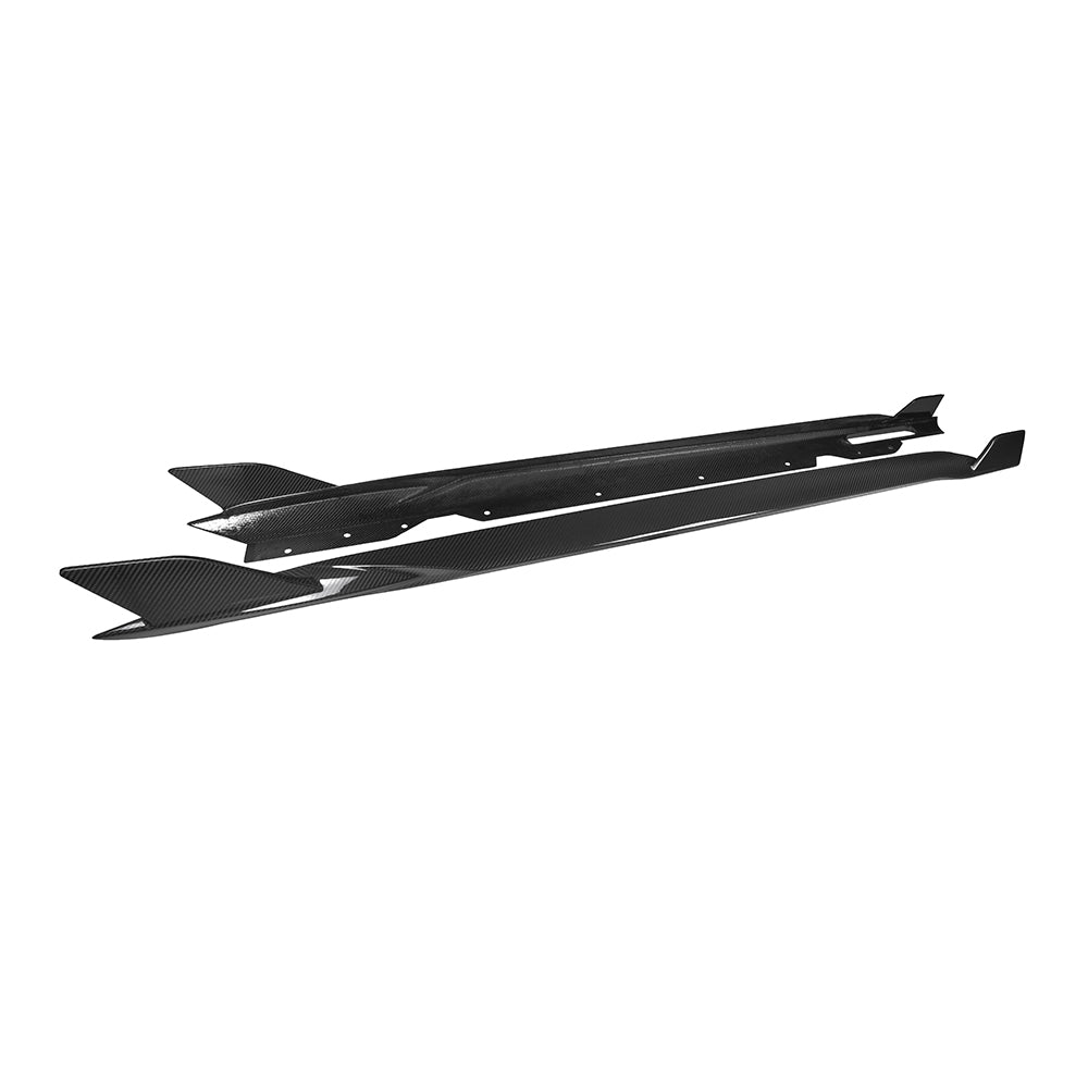 SOOQOO BMW 4 Series G22 SQ Style Carbon Fiber Side Skirt