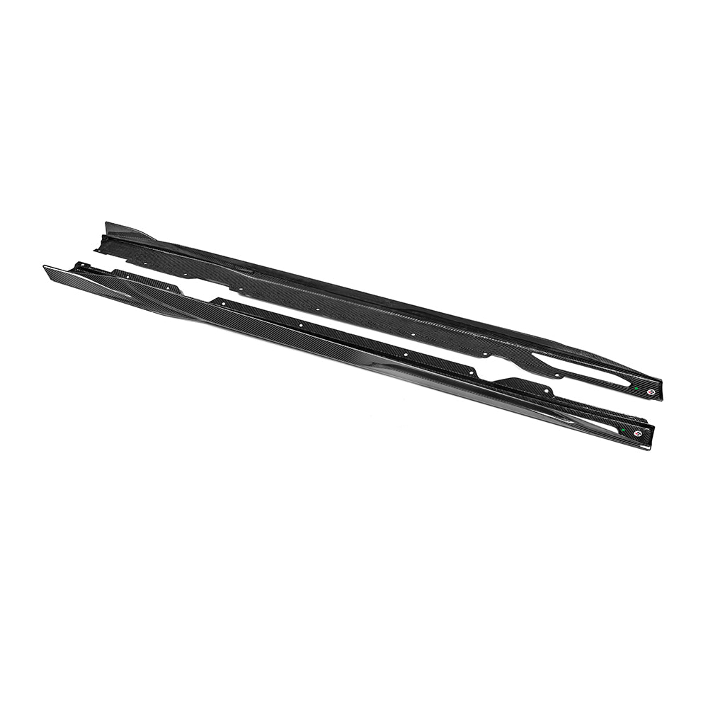 SOOQOO BMW 4 Series G26 SQ Style Carbon Fiber Side Skirt