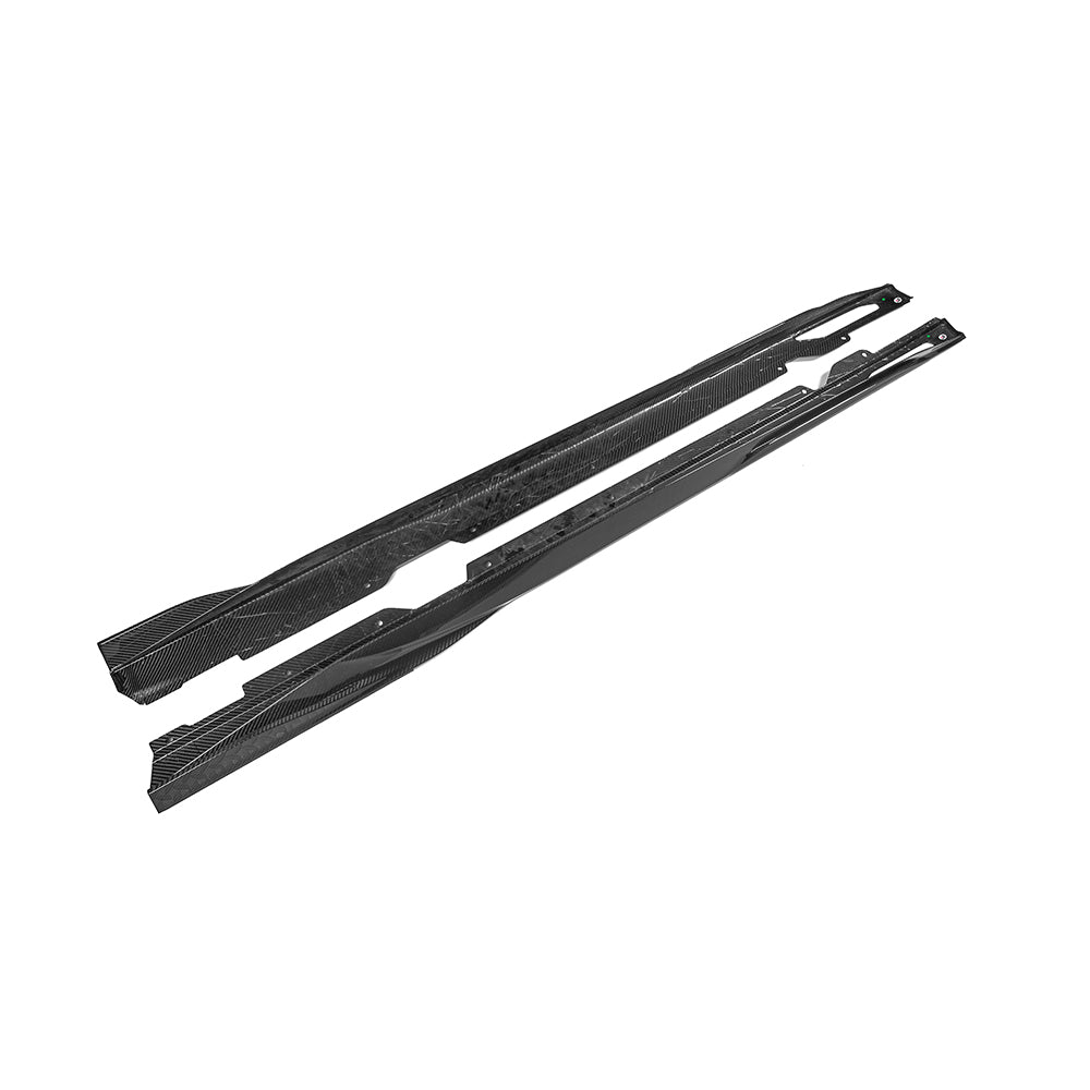 SOOQOO BMW 4 Series G26 SQ Style Carbon Fiber Side Skirt