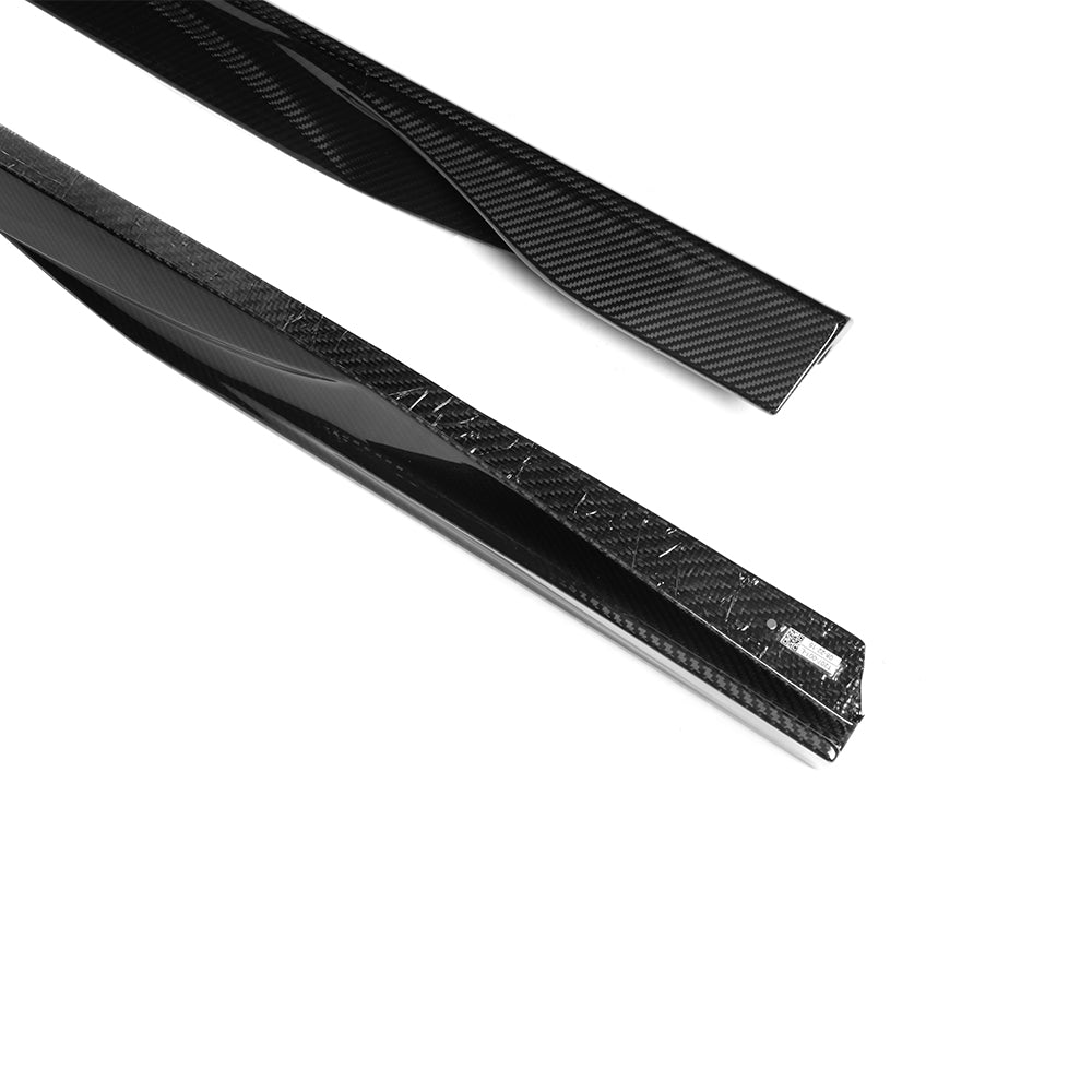 SOOQOO BMW i4 G26 BEV SQ Style Carbon Fiber Side Skirt