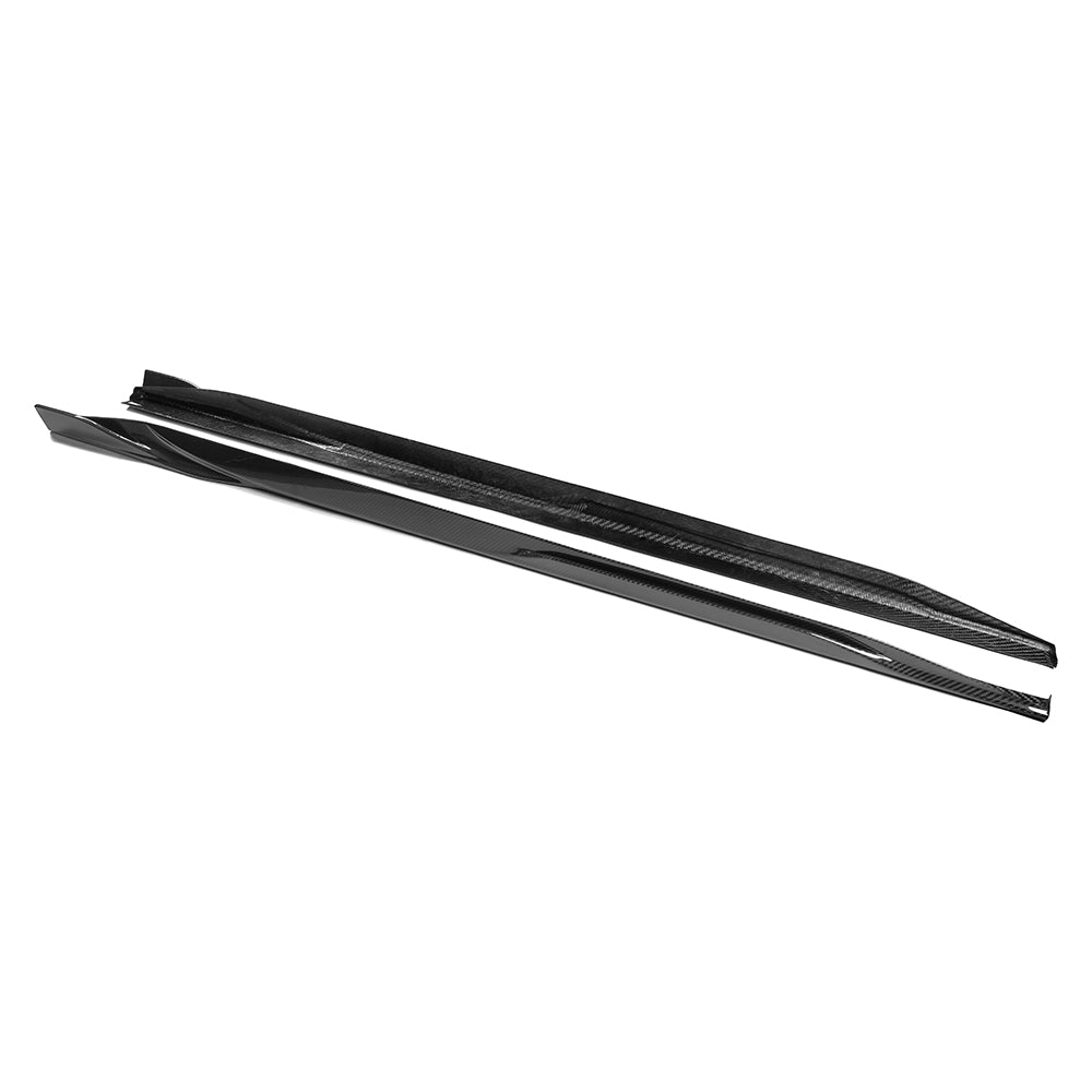 SOOQOO BMW i4 G26 BEV SQ Style Carbon Fiber Side Skirt