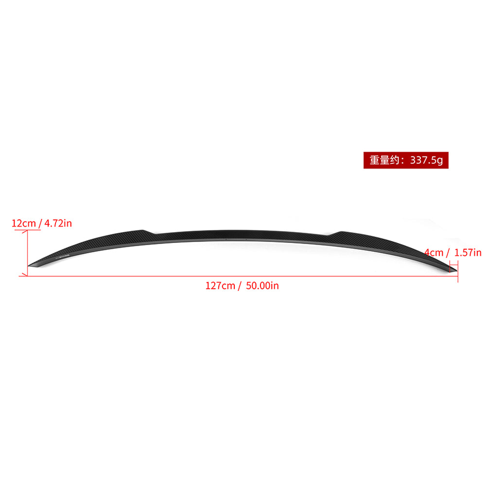 SOOQOO BMW M3 G81 Touring SQ Style Carbon Fiber Spoiler