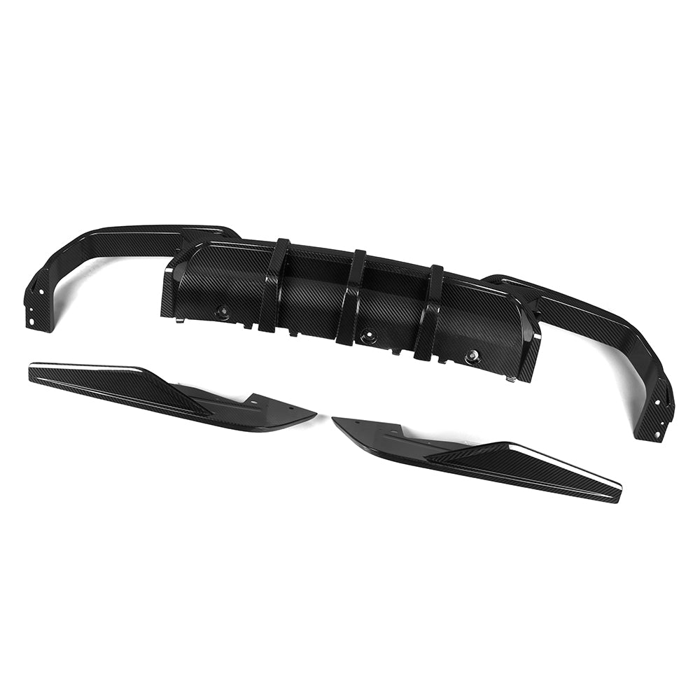 SOOQOO BMW M8 F93 SQ Style Carbon Fiber Diffuser