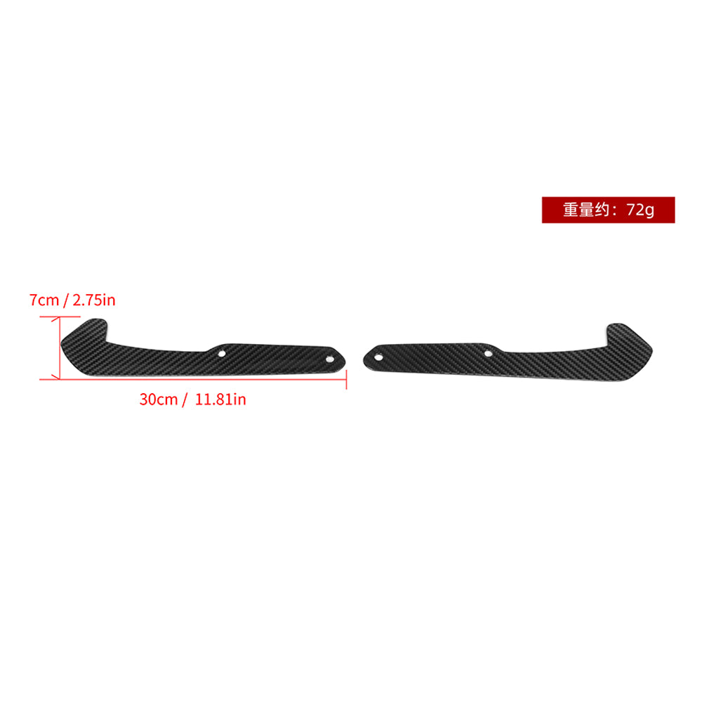 SOOQOO BMW M3 G80 SQ Style Carbon Fiber Front Mud Flaps