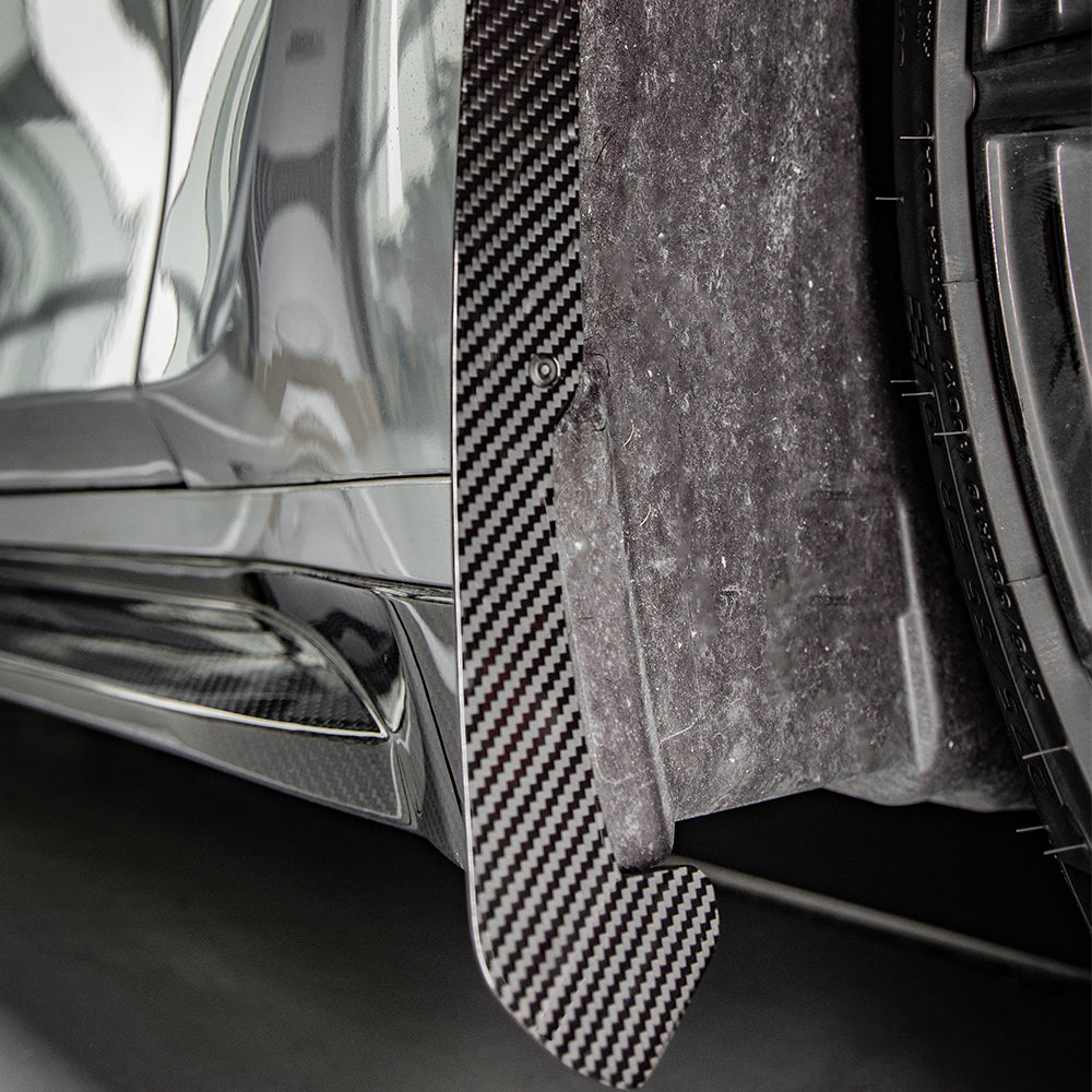 SOOQOO BMW M3 G80 SQ Style Carbon Fiber Front Mud Flaps