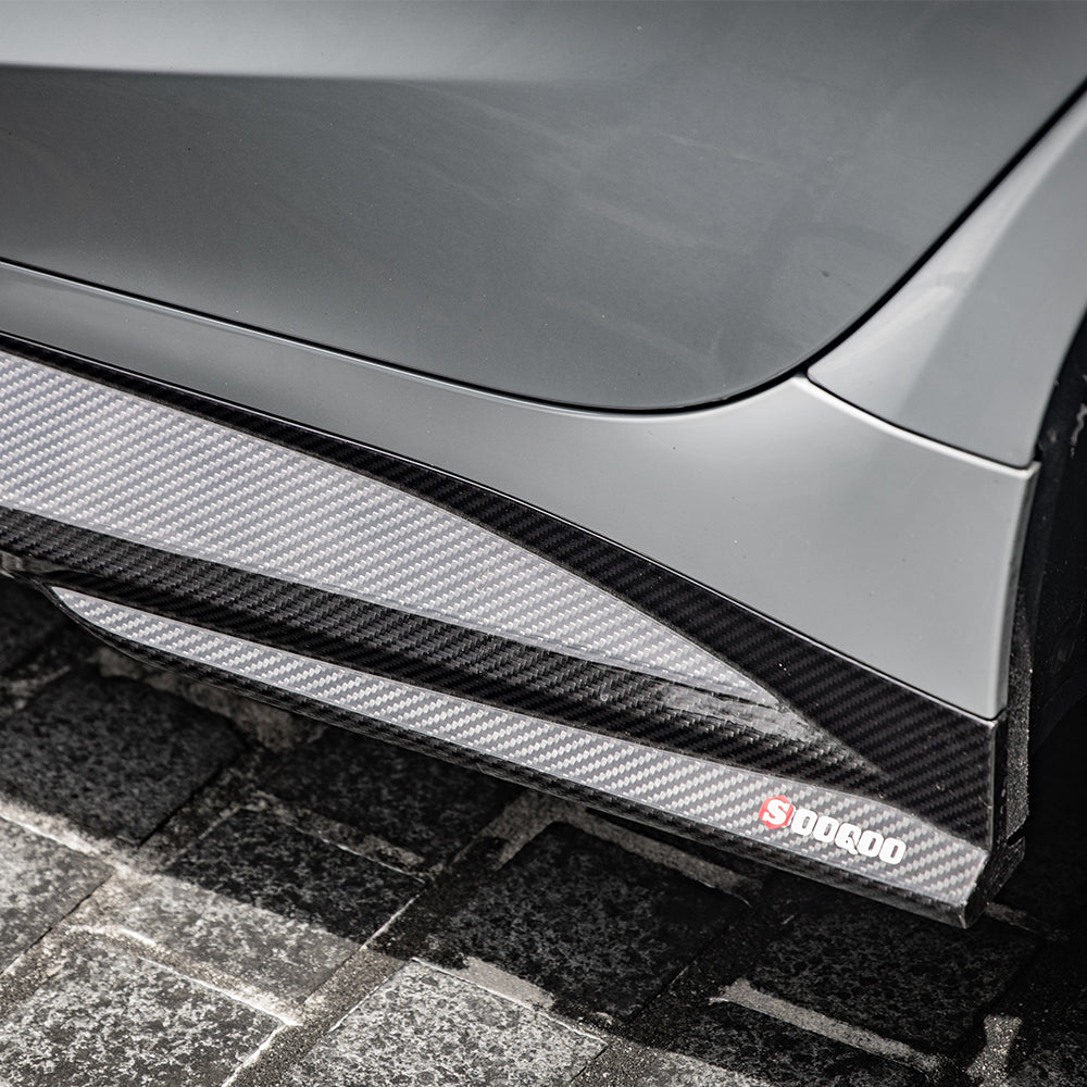 SOOQOO BMW M4 G82 SQ Style Carbon Fiber Side Skirt
