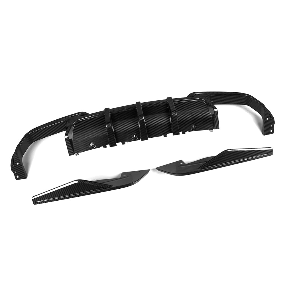 SOOQOO BMW M8 F91 F92 SQ Style Carbon Fiber Diffuser