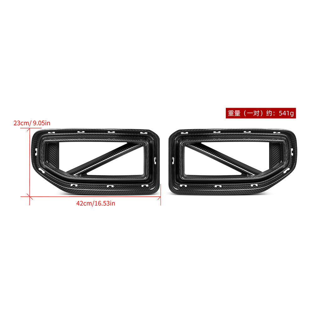 SOOQOO BMW M2 G87 SQ Style Carbon Fiber Front Grill